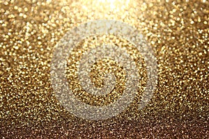 Gold glittery background