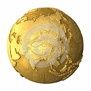 Gold Globe - Asia