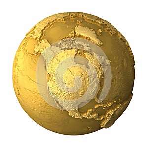 Gold Globe - North America