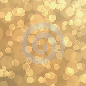 Gold Golden Yellow Circle Bokeh Glitter Balloon Abstract Wallpaper Texture Background