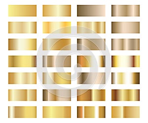 Gold gradient background vector icon texture metallic illustration for frame, ribbon, banner, coin and label