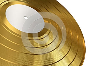 Gold gramophone record