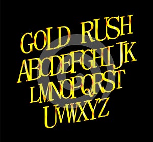 Gold Grand Opening text effect