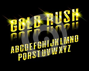 Gold Grand Opening text effect