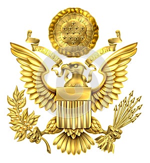 Gold Great Seal of the United States