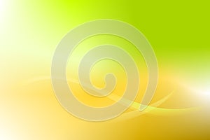 Gold Green Curve Abstract Background Vector