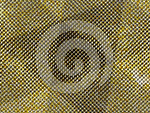 Gold grunge texture. Abstract halftone background. Vector pattern.