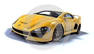 Gold gt car