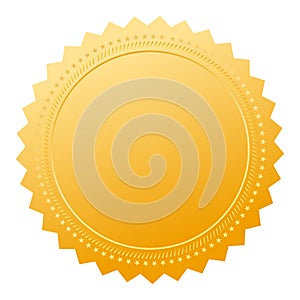 Gold guarantee seal