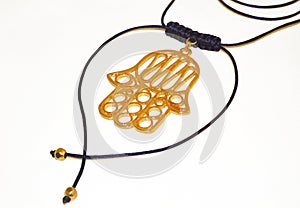 Gold Hamsa necklace