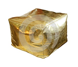 Gold hassock