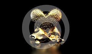 Gold Heart Form photo