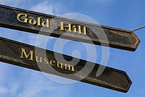 Gold Hill and Museum in Shaftesbury in Dorset, UK