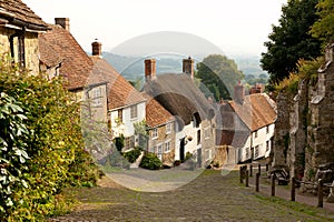 Gold Hill, Shaftesbury, Dorset, England