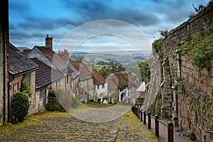 Gold Hill Shaftesbury Dorset England UK