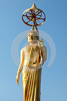 Gold image buddha in Thailand