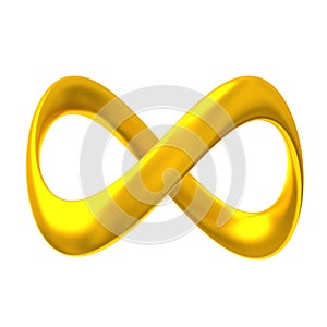 Gold infinity 3d