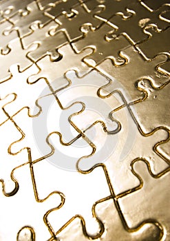 Gold jigsaws