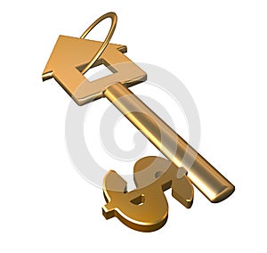 Gold key