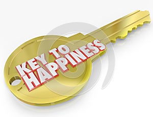Gold Key to Happiness Golden Secret of Success