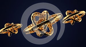 Golden Atomic Rings