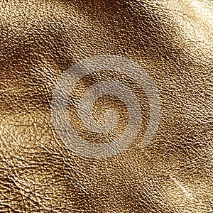 Gold leather texture photo