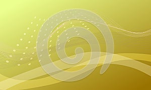 gold lines curves wave with soft gradient abstract background