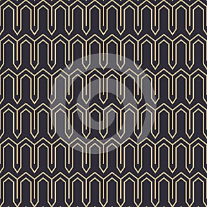 Gold lines eastern geometric pattern