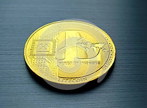 Gold litecoin bitcoin coin