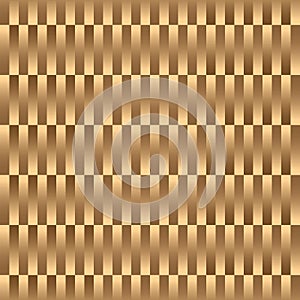 Gold luxury striped seamless pattern, golden texture wicker photo