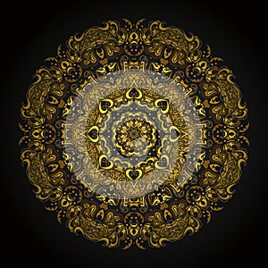 Gold mandala