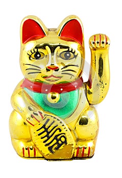 Gold Maneki Neko Japan Lucky Cat