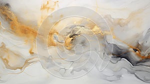 Gold marble background abstract. Natural granite floor. White stone wall.