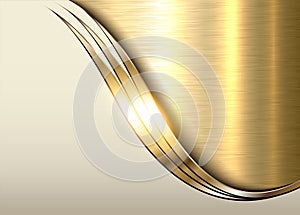 Gold metal background