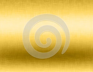 Gold metal brushed background or texture