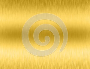 Gold metal brushed background or texture