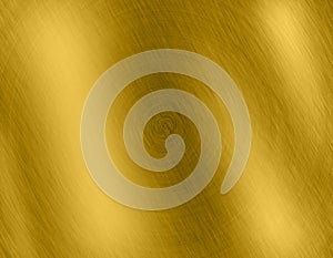 Gold metal brushed background or texture