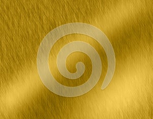 Gold metal brushed background or texture