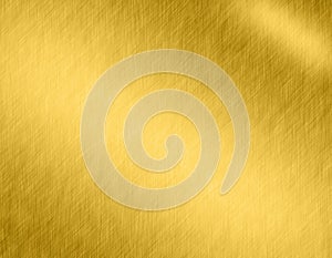 Gold metal brushed background or texture