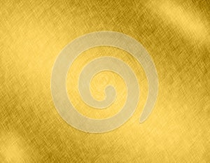 Gold metal brushed background or texture