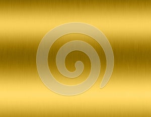 Gold metal brushed background or texture