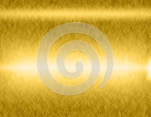 Gold metal brushed background or texture