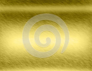 Gold metal brushed background or texture