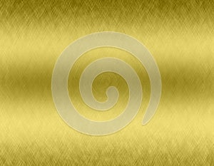 Gold metal brushed background or texture