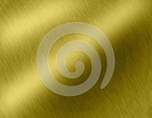 Gold metal brushed background or texture