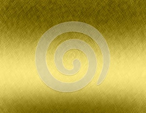 Gold metal brushed background or texture