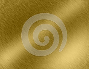 Gold metal brushed background or texture