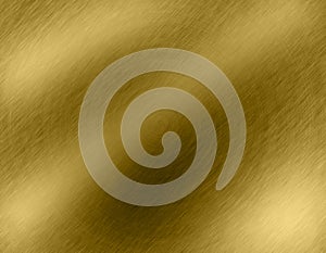 Gold metal brushed background or texture