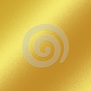 Gold metal texture background with oblique line of light photo