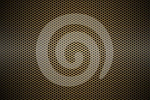 Gold metallic mesh background texture